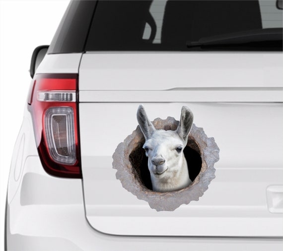 Llama car decal deals