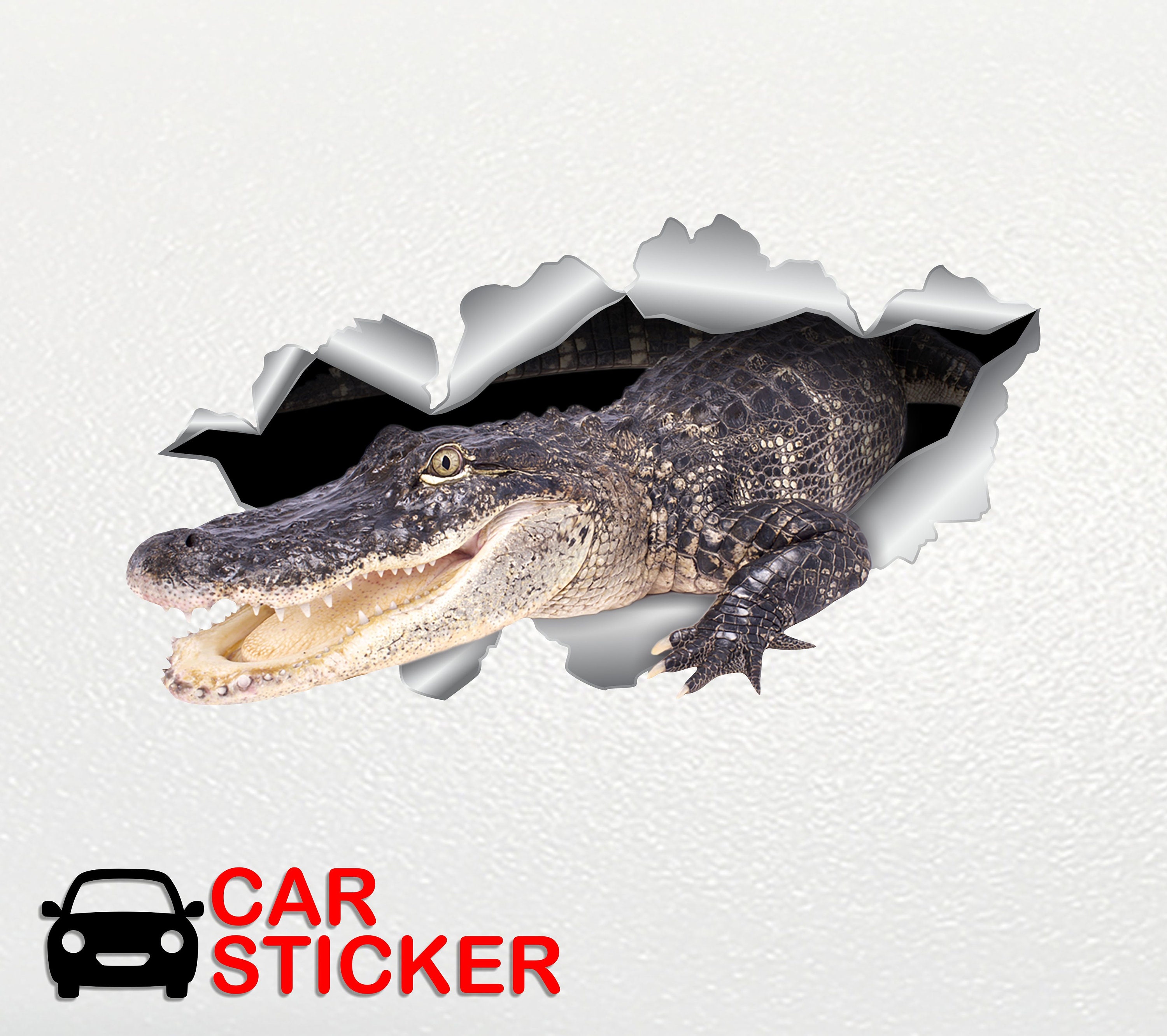 Car sticker Alligator sticker Car decor Crocodile sticker | Etsy