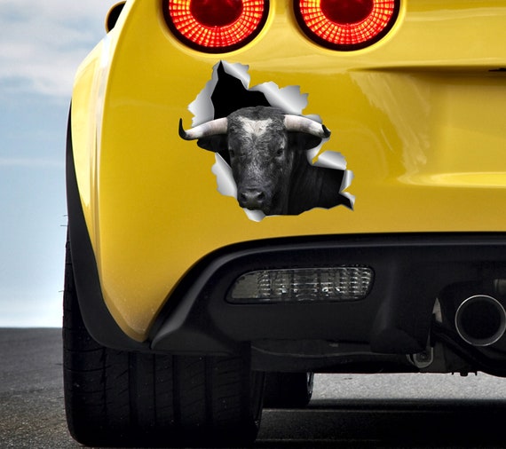 Car Decal Year of the Ox Bull Stickers Ox Stickers Black Bull