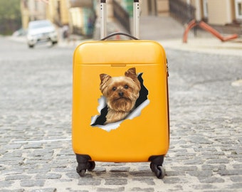 Yorkshire sticker Yorkshire car decal Dog Yorkshire Terrier Car art York sticker Dog stickers Sticker toilet lid Sticker suitcase Fridge 328