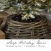 Christmas Tree Collar, 30.7" Natural Wooden Christmas Tree Base Cover, Hexagon Christmas Tree Skirt Box Burnt Christmas Tree Collars For