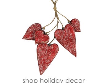 Valentine's Day hearts, Valentine gift, wood hearts, Valentine decor
