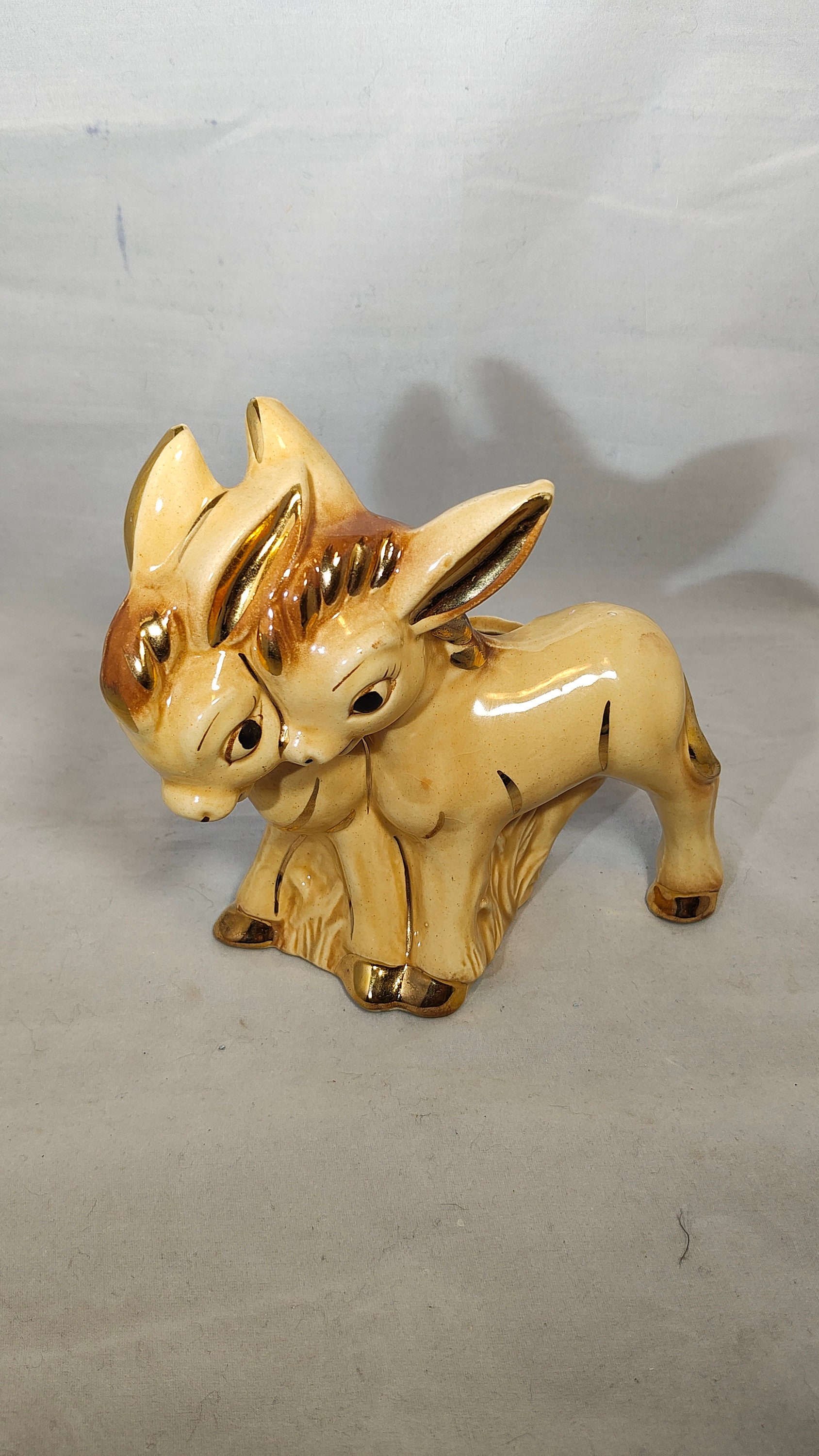 MCM retro fioriera in ceramica artistica in maiolica, anni '50, vintage, casa e soggiorno, fioriere/vasi