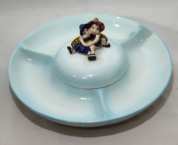 Vintage Anthropomorphic Ceramic Veggie Tray With Dip Bowl, 1961 - Etsy