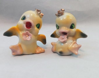 ヴィンテージキューピー人形：磁器製キューピッド人形（日本＆台湾
