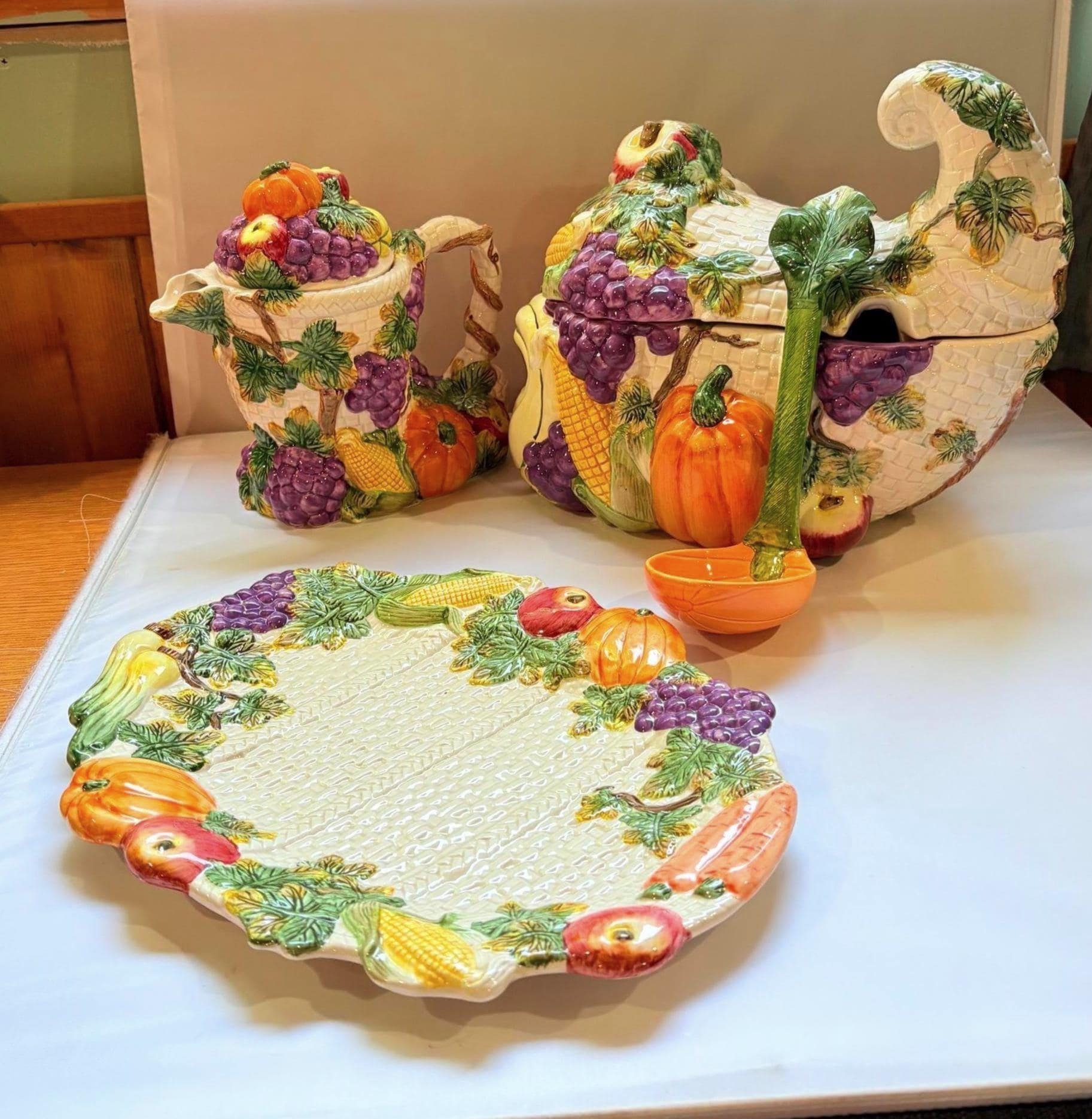 Fitz & Floyd Pitcher - Etsy
