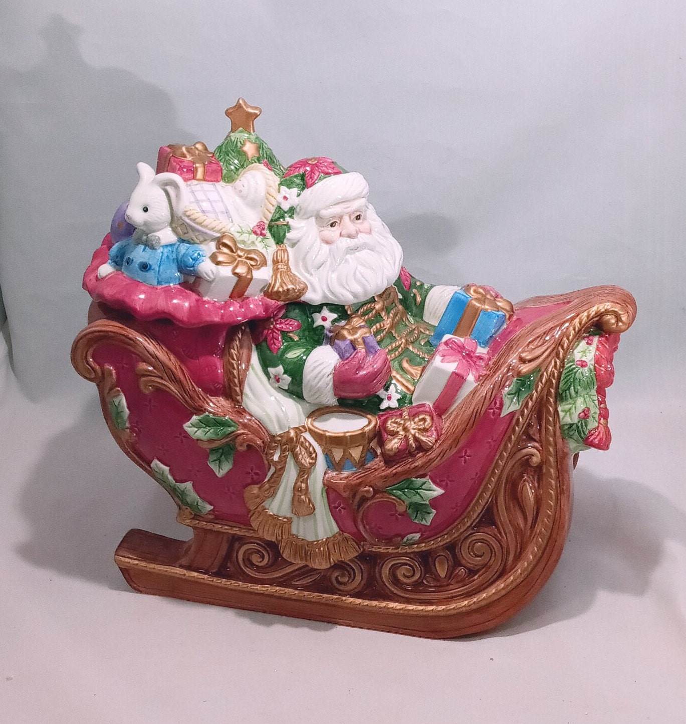 Fitz and Floyd Santa Express　オルゴール　クリスマス Fitz and Floyd Santa Expressオルゴールクリスマス