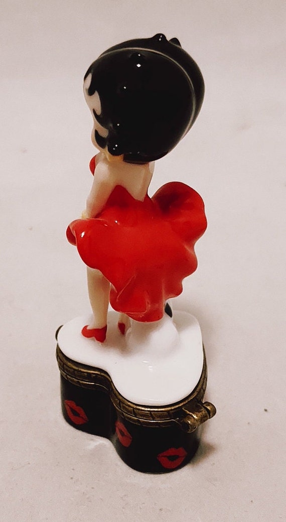 Betty Boop trinket case with miniature mouse insi… - image 4
