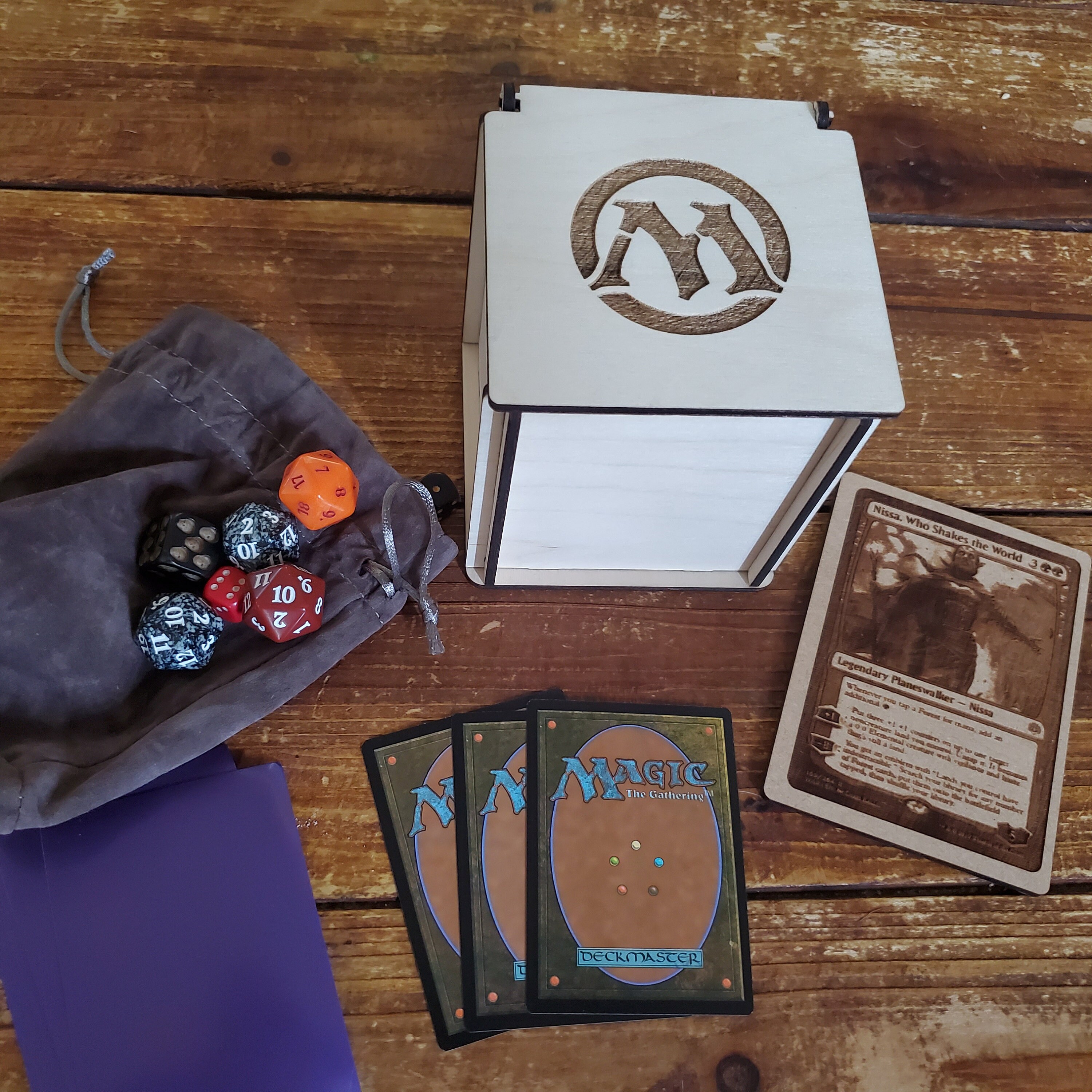 MTG Commander Deck Box Inspired by Magic the Gathering Etsy