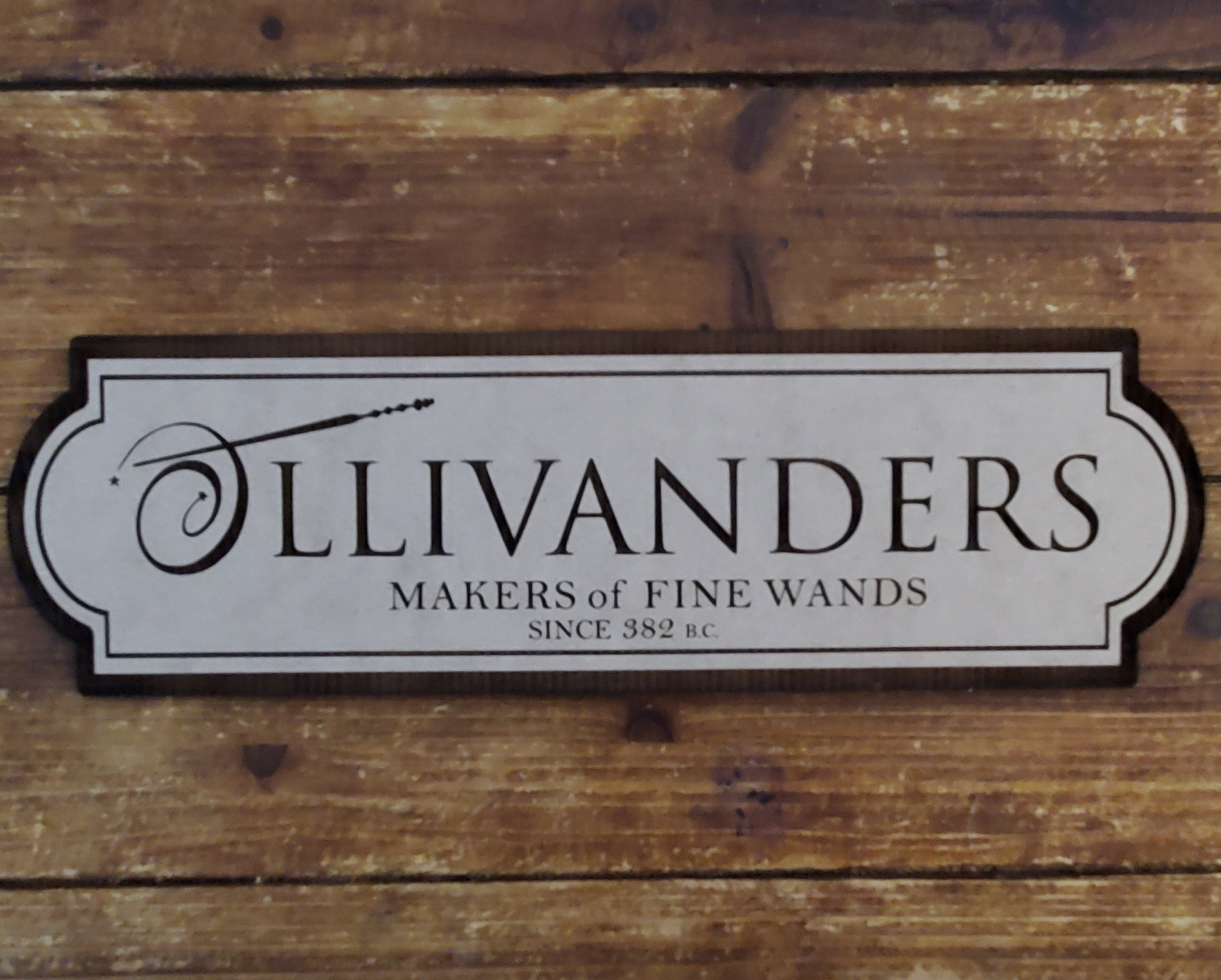 Ollivanders Shop sign Inspired by Harry Potter Wizarding | Etsy