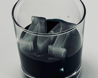 Letter Ice Trays in New York Times Font