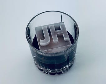 Personalized Ice Trays and Molds in Manhattan Font - Instant Preview