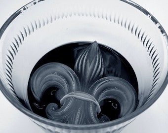Large Fleur-de-Lis Ice Cube Trays and Molds