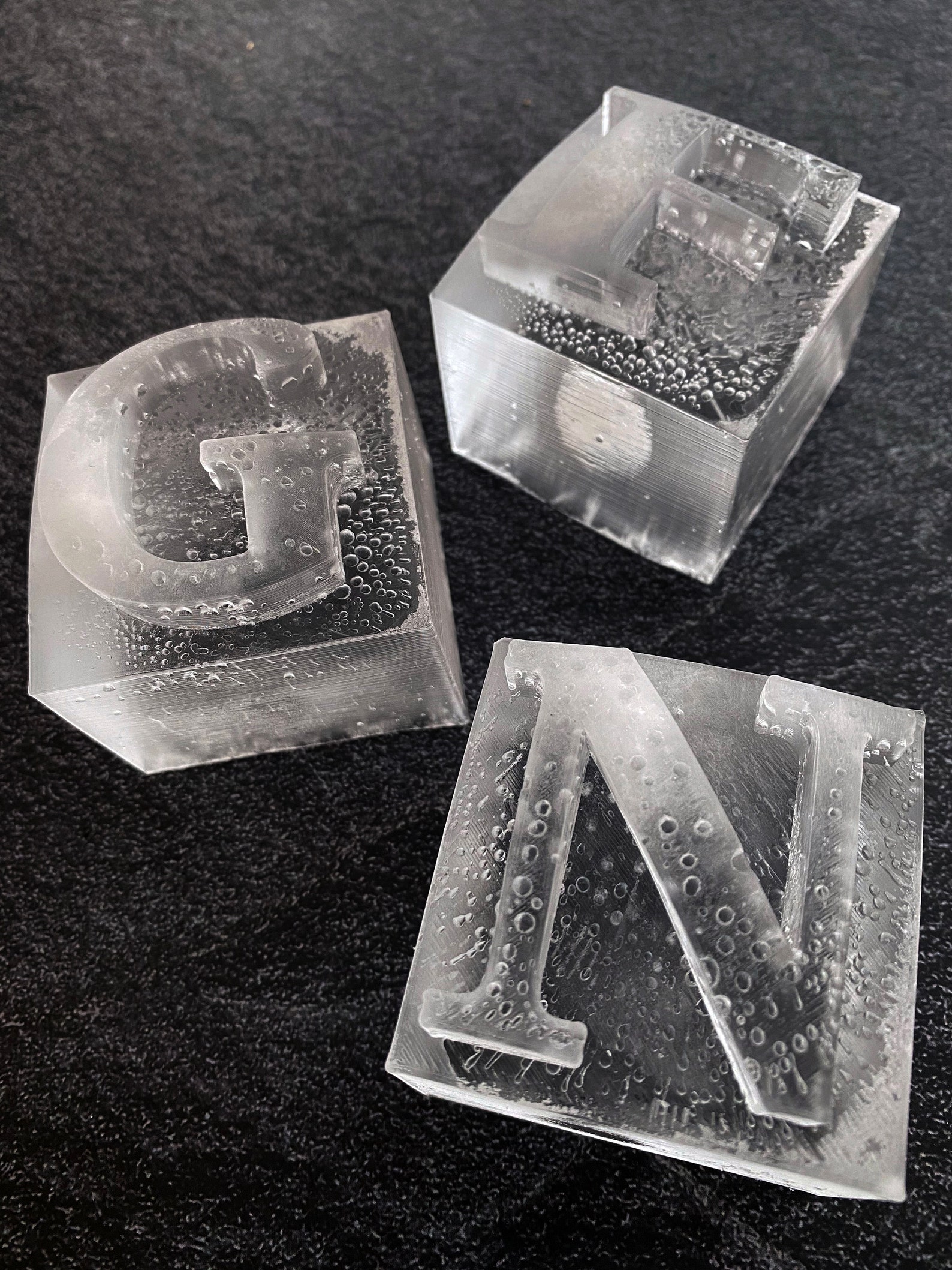 Personalized 2 inch Ice Cube Mold Etsy