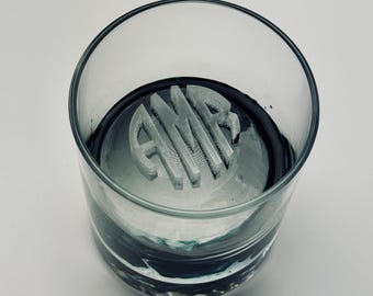 Custom Monogram 3/4 Ice Sphere Mold – Detroit-Made Cocktail Ice Tray