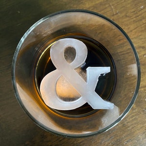 Ampersand Ice Mold ,  And Symbol Mould