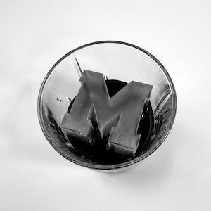 Collegiate Letter Shaped Ice Molds - Collegiate Font - New Style