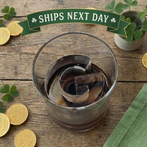 Letter Ice Trays and Molds - Personalized Drink Identifier, a new twist on drinks