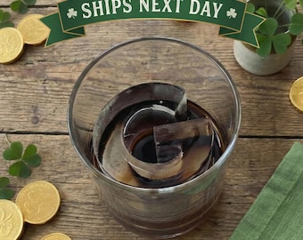 Letter Ice Trays and Molds - Personalized Drink Identifier, a new twist on drinks