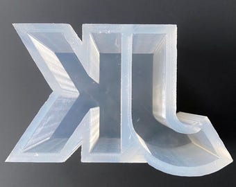 Letter Shaped Ice Molds and Trays Personalized Drink Identifier, Mix and Match