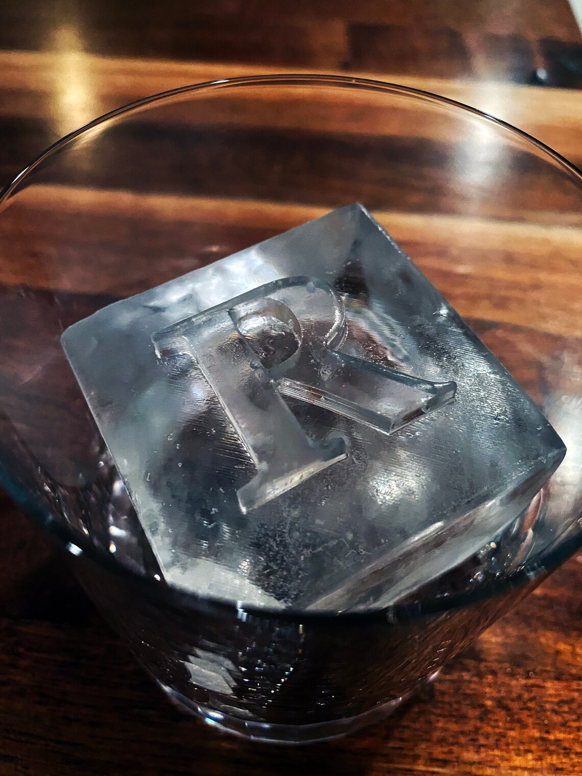 Monogrammed 2.2 inch Ice Cube Mold Etsy