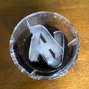 Custom Design Letter Ice Trays and Molds| 2 Characters Merged Style for Weddings, Events, and Celebrations
