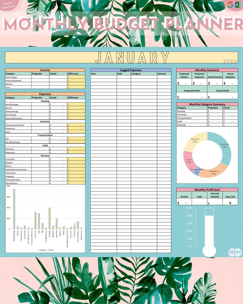 budget calendar for mac