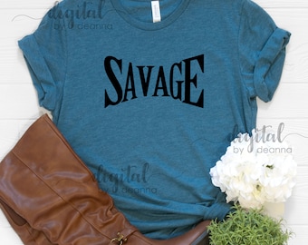 Salvaje, SVG, PNG, Camisa, descarga digital, calcomanía