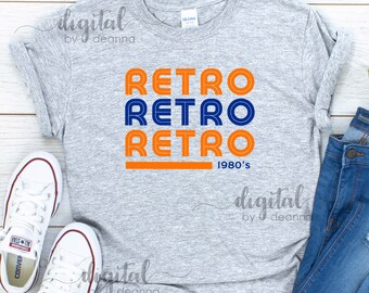 Retro, SVG, PNG, camicia, download digitale, decalcomania