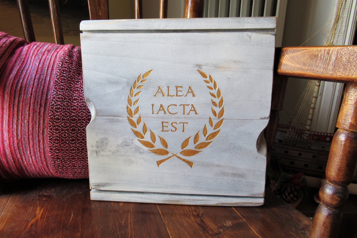 Alea Iacta Est Wall Art Roman Empire Julius Caesar Roman - Etsy
