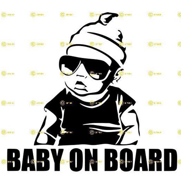 Baby On Board DIGITAL IMAGE svg png jpg Download print cut sublimate Window Decal Bumper Sticker newborn sign sayings cute kids parents