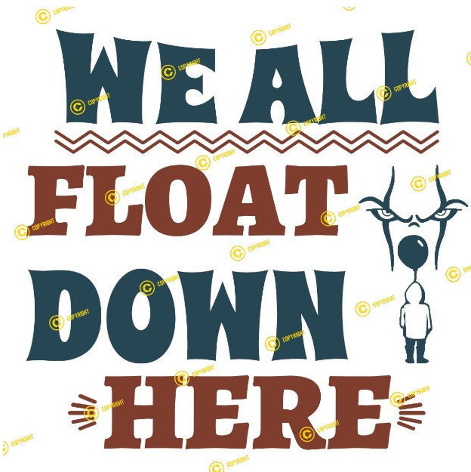 We All Float Down Here 8 Digital Images 1 PNG and 1 SVG of Etsy