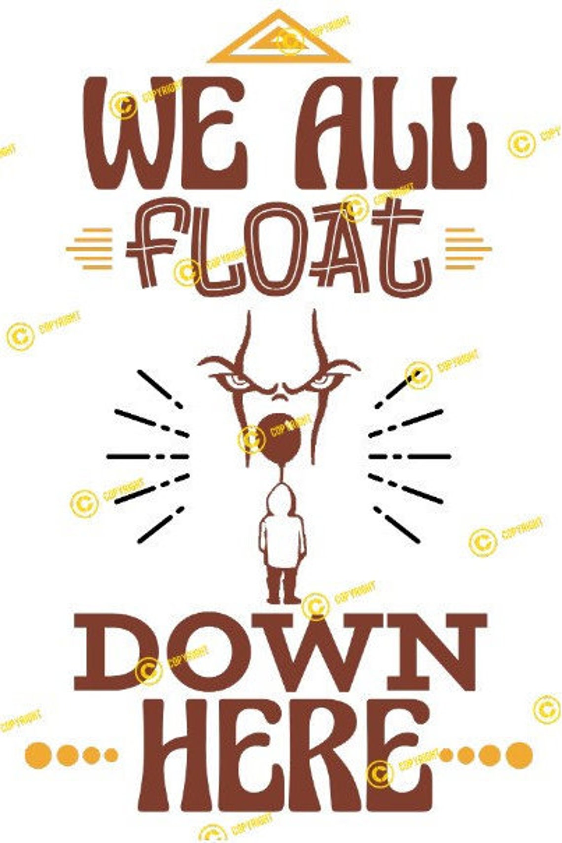 We All Float Down Here 8 Digital Images 1 PNG and 1 SVG of Etsy