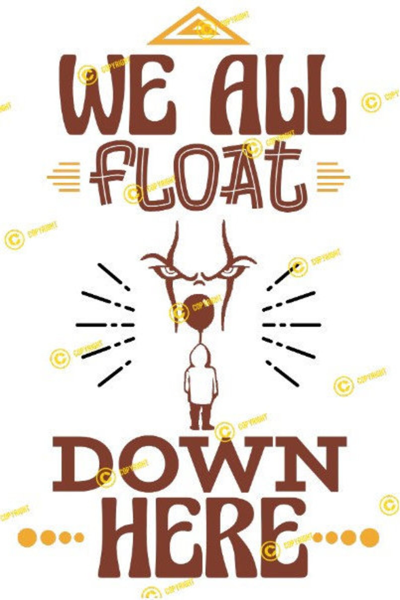 We All Float Down Here 8 Digital Images 1 PNG and 1 SVG of Etsy