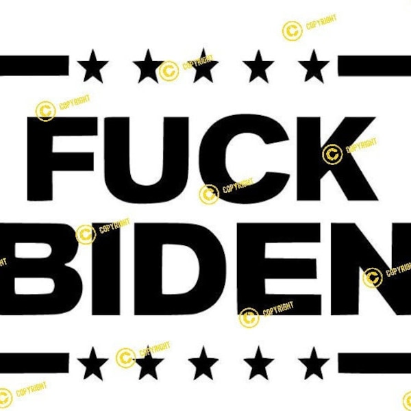 Fuck Biden with Stars DIGITAL IMAGE Svg Png Jpg Download print cut sublimate tshirts mugs stickers signs trump usa election cricut 2024 diy