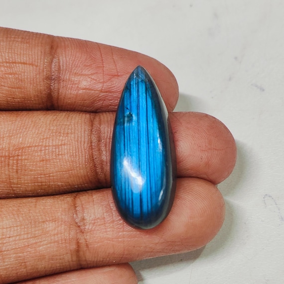 ラブラドライト　カボション　ルース ピンクラブラドライト[745] 33x23mm 42Cts 天然石 ルース