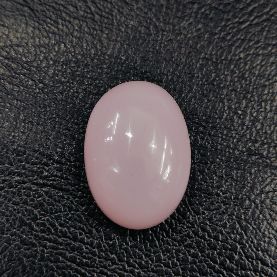 Hydro Glass Rocks Amazing Pink Hydro Glass Quartz Cabochon Size 30x22x14 MM Oval Shape ...