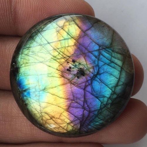 Filo Di Pietre Naturali Labradorite, 80 Cm, Perline Irregolari Forate 6-8 Mm, Per Creare Gioielli Fai Da Te