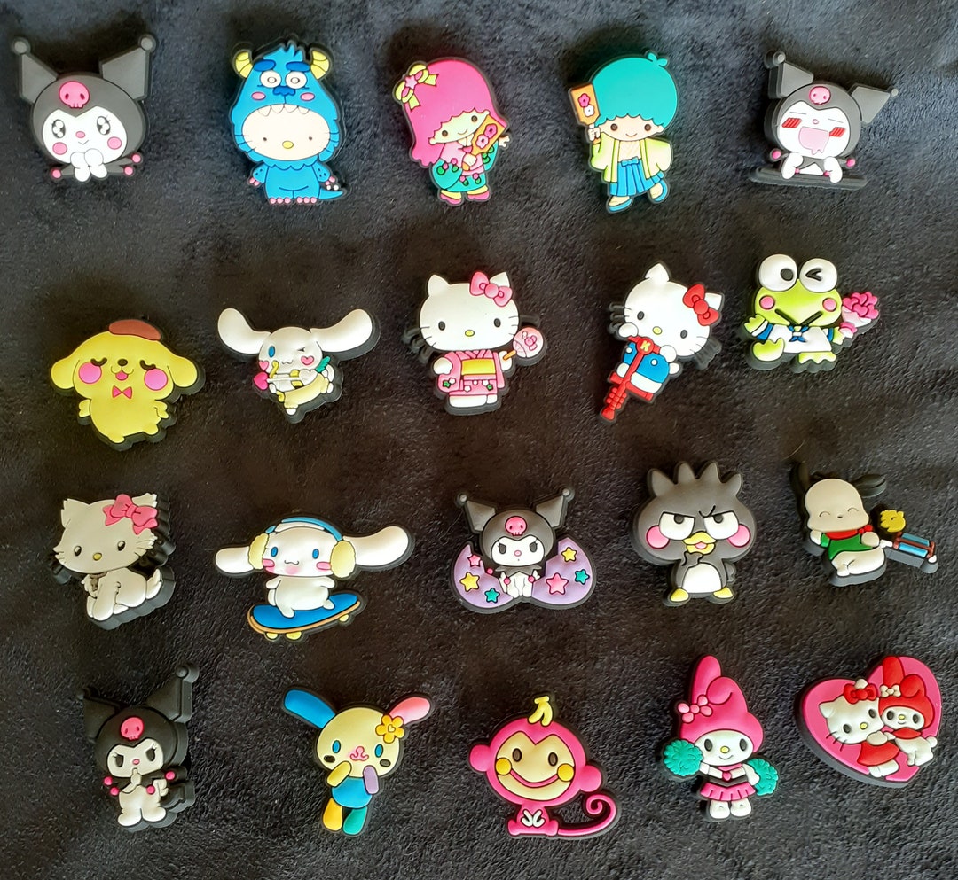 20pcs Hello Kitty Sanrio Jibbitz Shoe Charms Etsy