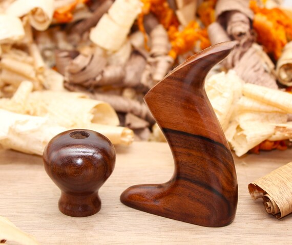 Bloc De Palissandre Des Indes (East Indian Rosewood) - Dimensions 3x3x6 Pouces - Pour Poignées De Couteau, ébauches De Meubles - Neuf