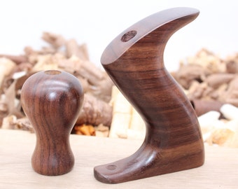 Exotic East Indian Rosewood Plane Tote & Knob for Stanley No 5, 605 Thru 8, 608 Style Plane Choose Low or High Knob - Hand Crafted