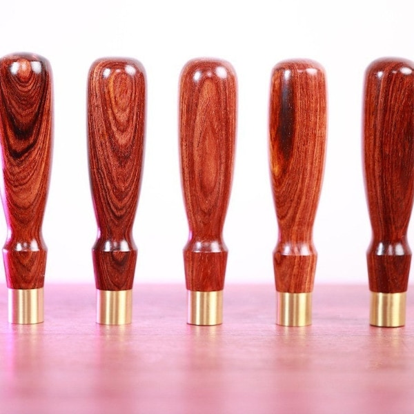 1 Custom Made Cocobolo Tange Chisel Handle For Narex Richter, or other Tange Chisels price is for each handle.