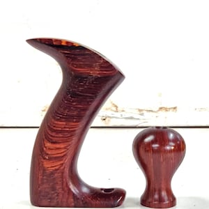 Cocobolo Tote and Knob for Lie Nielsen No 48 49 Tongue & Groove Plane Custom Made Handcrafted Handles (Plane Not Included)
