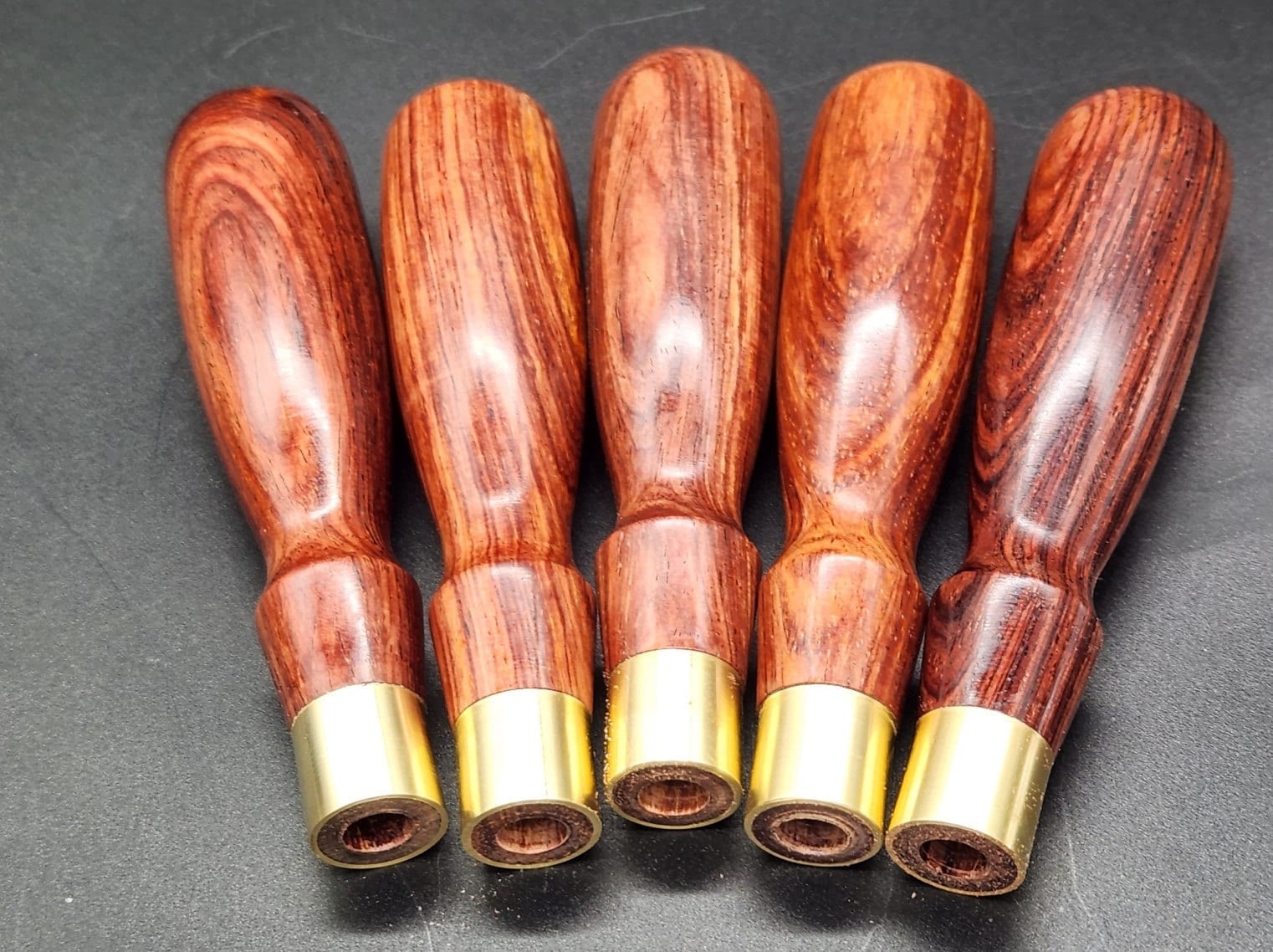 1 Custom Made Cocobolo Tange Chisel Handle for Narex Richter, or Other