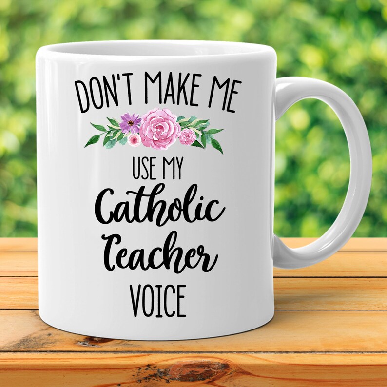 Catholic Teacher Gift Catholic Teacher Birthday Gift for Etsy