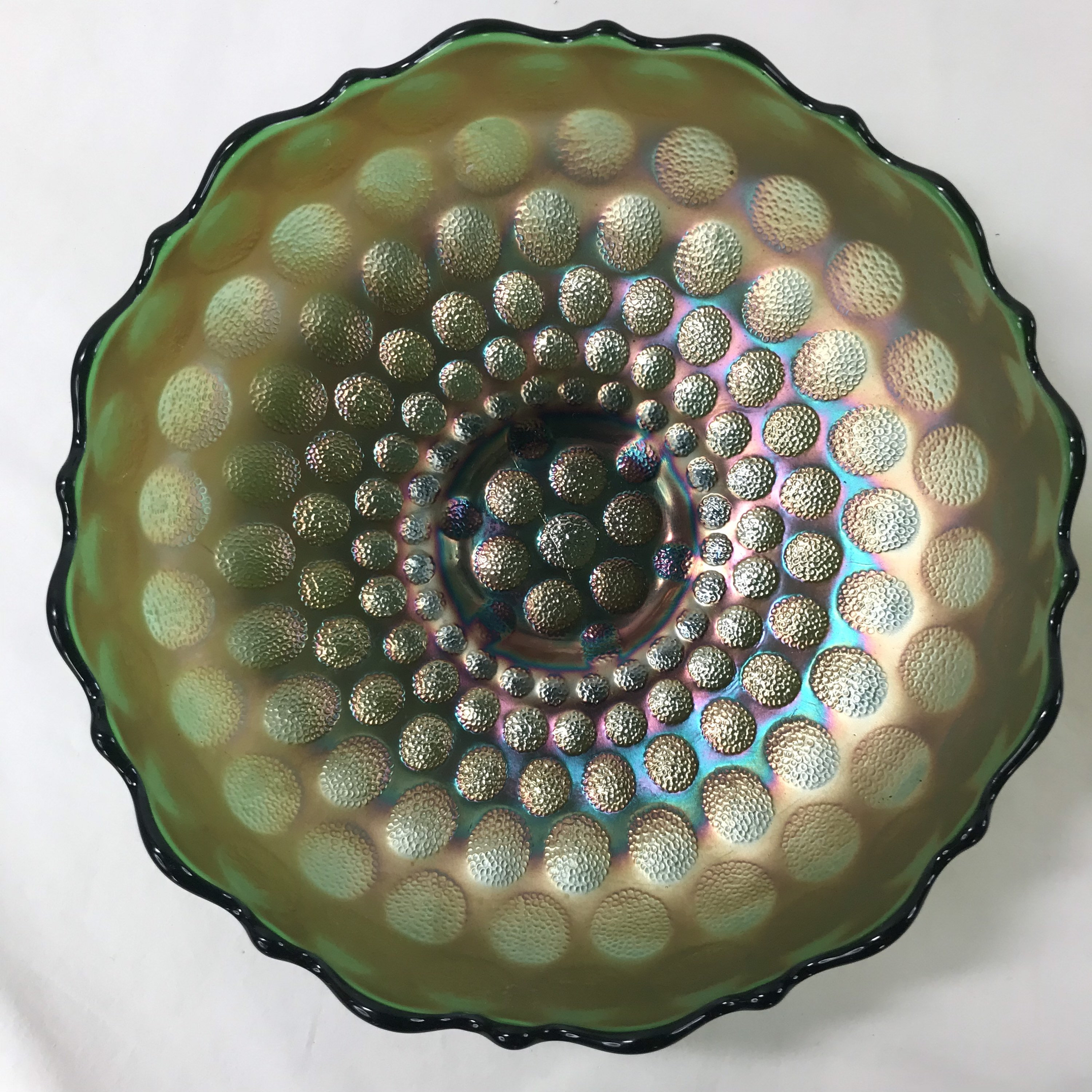 ビンテージ　フェントン　 ドット Fenton polka dot - Etsy 日本