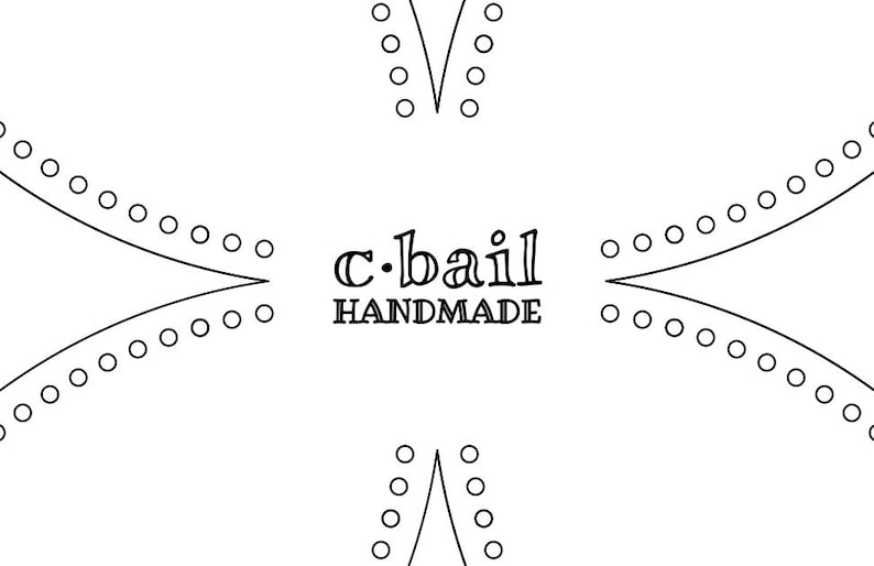 May include: Black and white logo with the text "c.bail HANDMADE" in a stylized font.
