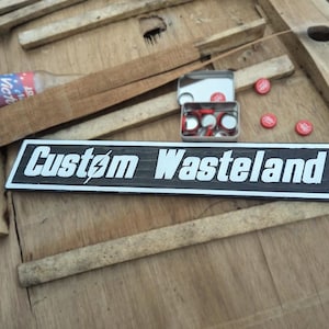 Custom Wooden Fallout Sign