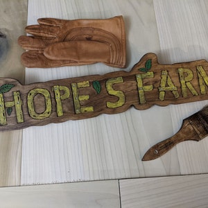 Valley Farm Custom Sign