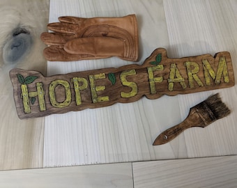 Valley Farm Custom Sign